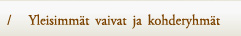 Kohderyhmät