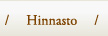 Hinnasto